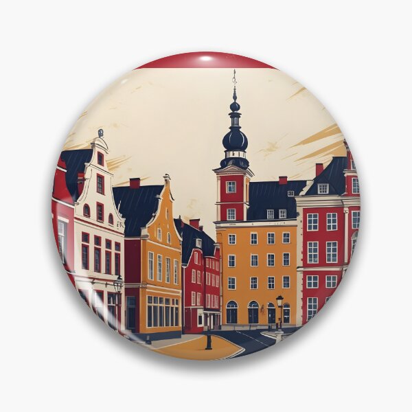 Item preview, Sonderborg Denmark 1950s Vintage Travel Tourism designed and sold by TravelersGems.