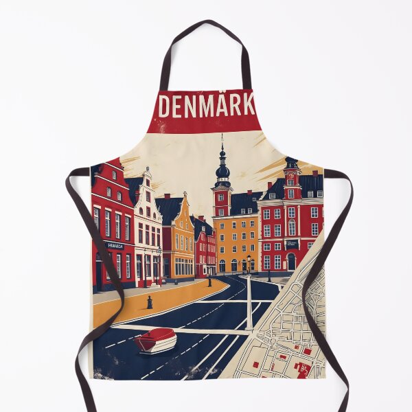 Item preview, Sonderborg Denmark 1950s Vintage Travel Tourism designed and sold by TravelersGems.