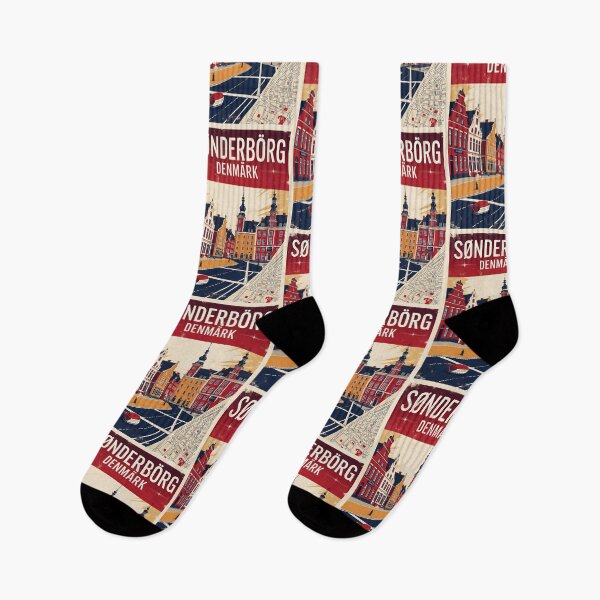 Item preview, Sonderborg Denmark 1950s Vintage Travel Tourism designed and sold by TravelersGems.