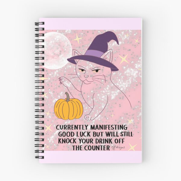 Item preview,  Currently Manifesting Good Luck but Will Still Knock Your Drink Off the Counter – Funny Manifestation Quote designed and sold by effdesigns.
