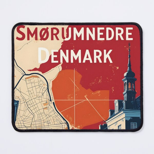 Item preview, Smorumnedre Denmark 1950s Vintage Travel Tourism designed and sold by TravelersGems.