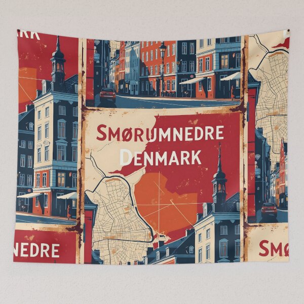 Item preview, Smorumnedre Denmark 1950s Vintage Travel Tourism designed and sold by TravelersGems.