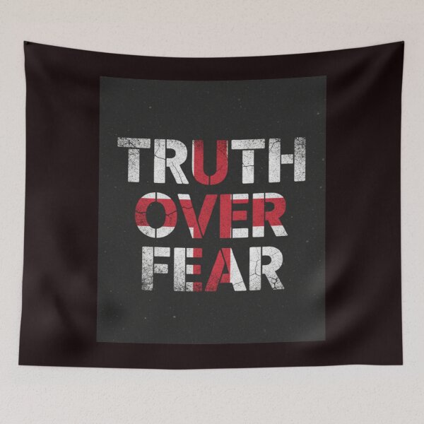 Item preview, Truth Over Fear – British Vintage Grunge Statement Design designed and sold by Boski22.