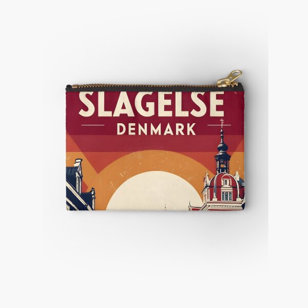 Item preview, Slagelse Denmark 1950s Vintage Travel Tourism designed and sold by TravelersGems.