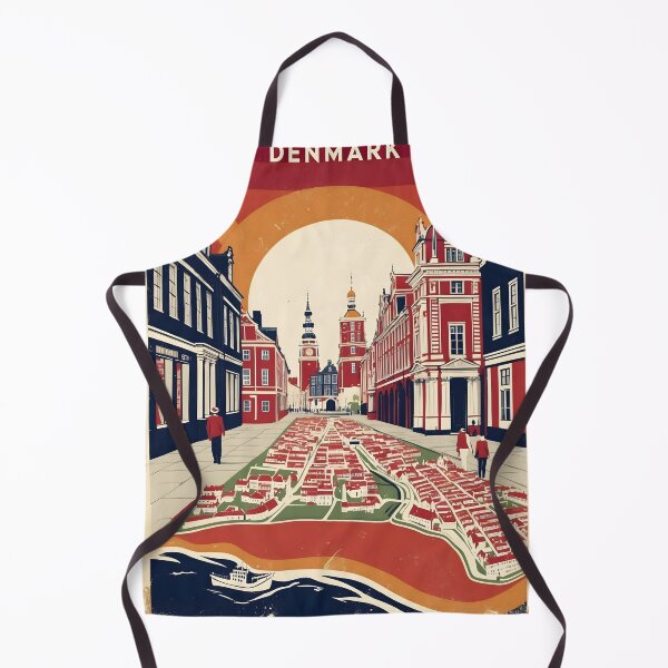 Item preview, Slagelse Denmark 1950s Vintage Travel Tourism designed and sold by TravelersGems.