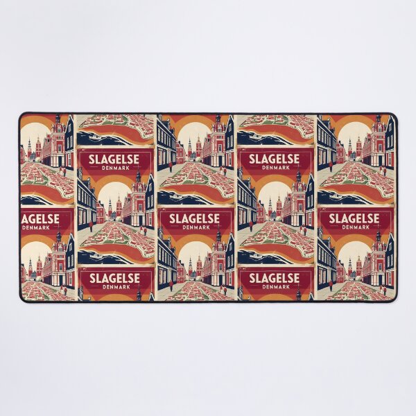 Item preview, Slagelse Denmark 1950s Vintage Travel Tourism designed and sold by TravelersGems.