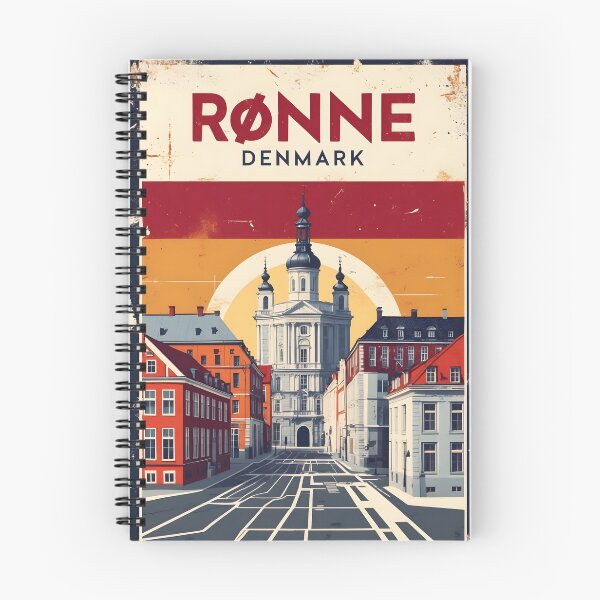 Item preview, Ronne Denmark 1950s Vintage Travel Tourism designed and sold by TravelersGems.