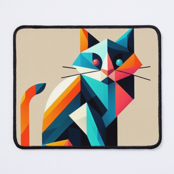 Item preview, Cute geometric cat designed and sold by Dogandesighn.