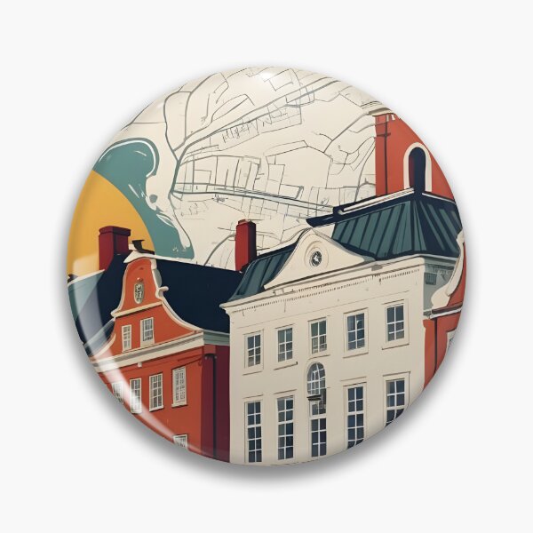 Item preview, Solrod Strand Denmark 1950s Vintage Travel Tourism designed and sold by TravelersGems.