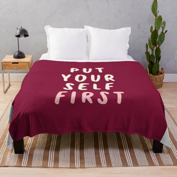 Item preview, Inspirational Mental Health Quote - Put Yourself First Bold Text designed and sold by annylands.