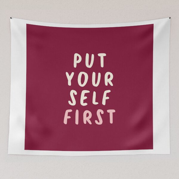 Item preview, Inspirational Mental Health Quote - Put Yourself First Bold Text designed and sold by annylands.