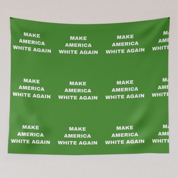 Item preview, Make America White Again t-shirt, apparels, home and lifestyle accessories designed and sold by blackbankmatter.