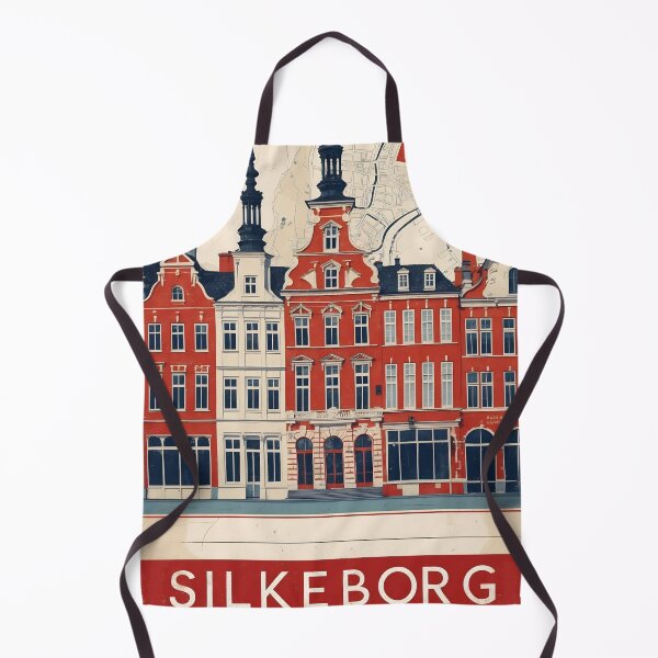 Item preview, Silkeborg Denmark 1950s Vintage Travel Tourism designed and sold by TravelersGems.