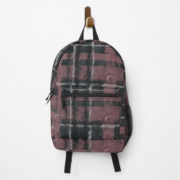 Item preview, Edgy Punk Rock Tartan Fabric Print designed and sold by Atlas Kai.