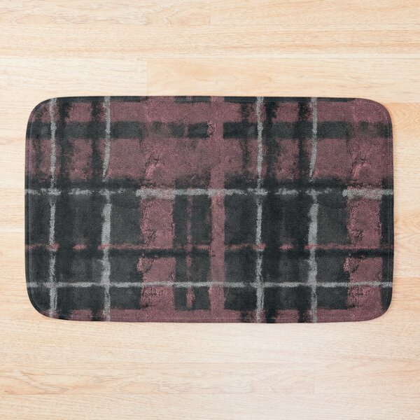 Item preview, Edgy Punk Rock Tartan Fabric Print designed and sold by Atlas Kai.