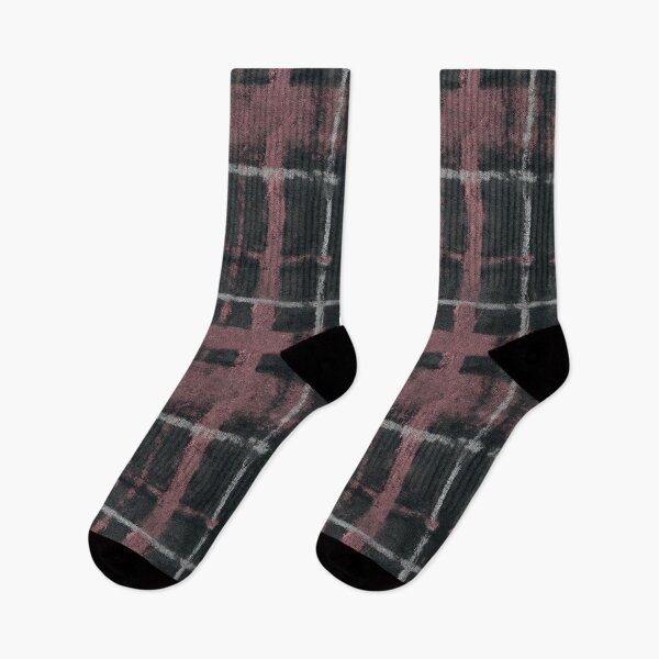 Item preview, Edgy Punk Rock Tartan Fabric Print designed and sold by Atlas Kai.