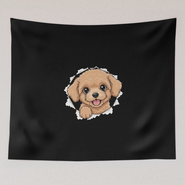 Item preview, Adorable Teacup Poodle Puppy Dog Breakout -Dog Lovers designed and sold by The Real Life Symphony.