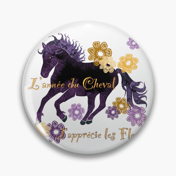 Item preview, L’année du Cheval Plum designed and sold by Indra's Net.