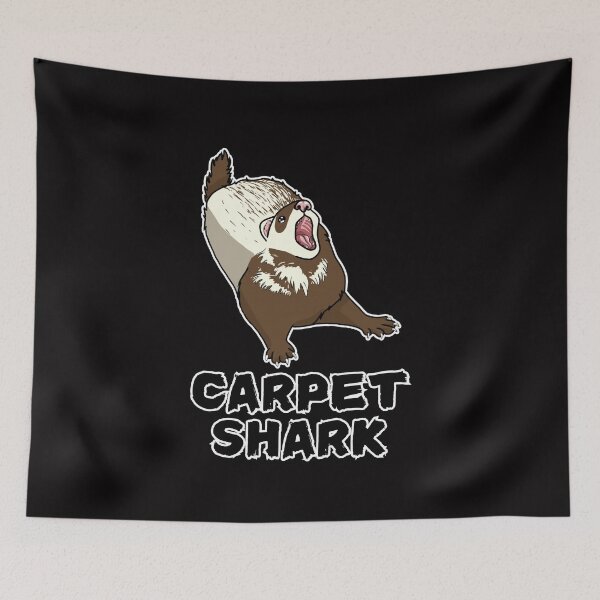 Item preview, Carpet Shark Ferret  designed and sold by Pint-SizeDesign.