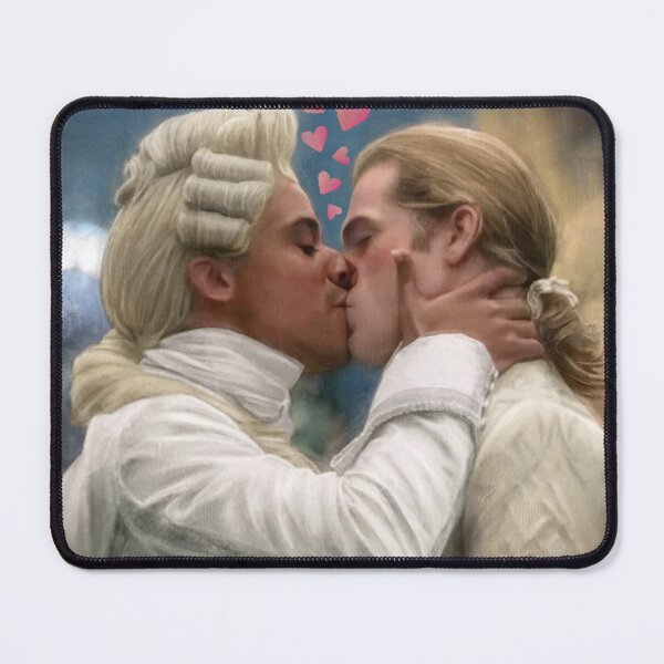 Item preview, Loustat Vampire Kiss and Hearts Painting designed and sold by orionlodubyal.