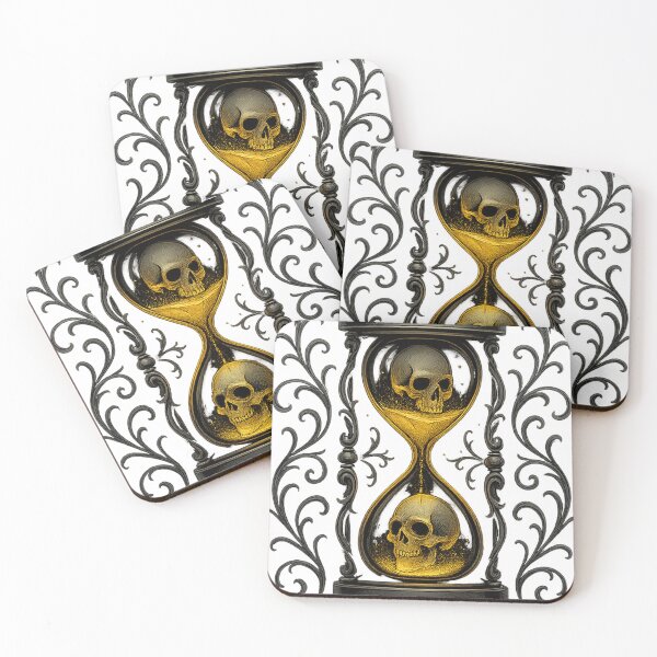 Item preview, Hourglass of Souls – Ornate Gothic Timepiece Art dark designed and sold by bashhonkdesign.