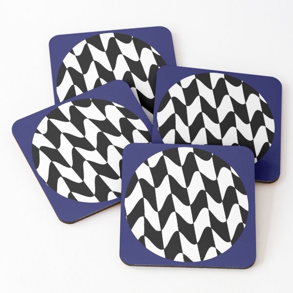 Item preview, Black and White Wavy Lines Checker Board Pattern Football designed and sold by PVTCreations.