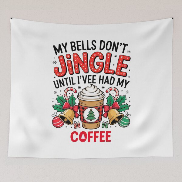 Item preview, These Bells Dont Jingle Until Ive Had My Coffee designed and sold by DOPANDA ..