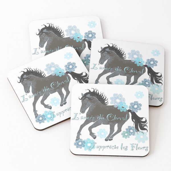 Item preview, L’année du Cheval Grey designed and sold by Indra's Net.