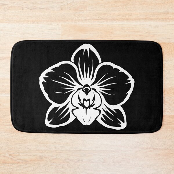 Item preview, Exquisite Elegant White Bold Orchid Line Art Shapes Mania designed and sold by Shapes-Mania.