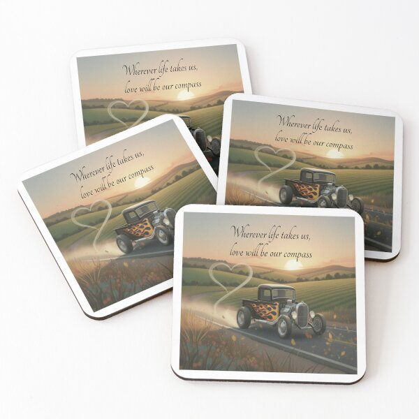 Item preview, Hot Rod landscape "Wherever life takes us"  designed and sold by Friends Custom Creations.