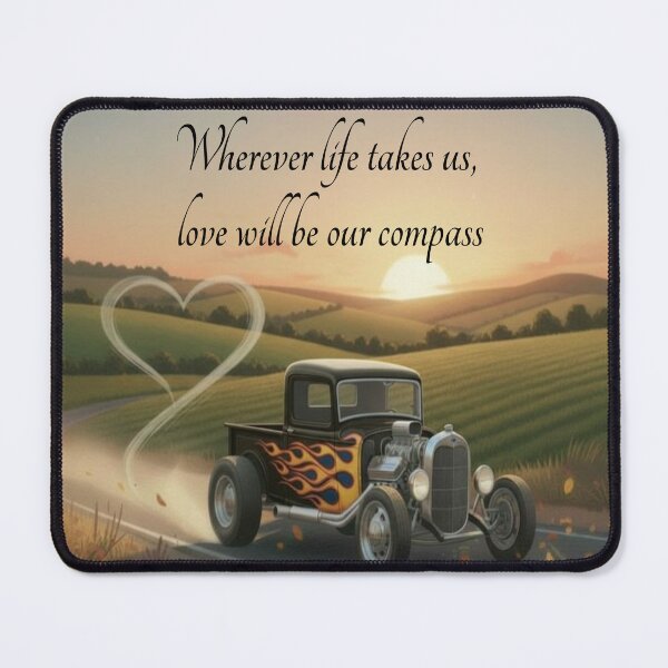 Item preview, Hot Rod landscape "Wherever life takes us" designed and sold by Friends Custom Creations.
