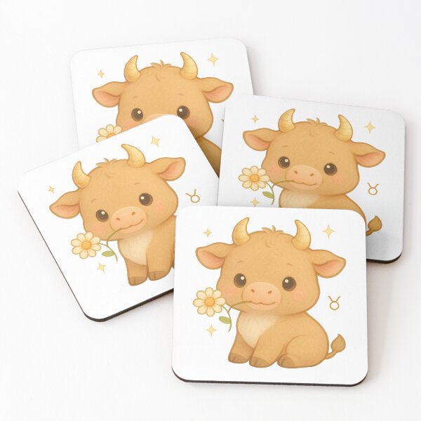 Item preview, Taurus – Cute Taurus Calf | CutiVerse designed and sold by CutiVerse.