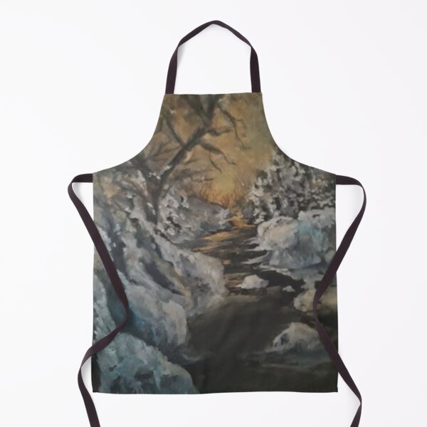 Item preview, River along snow forest designed and sold by Isabel Alfarrobinha.