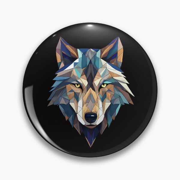 Item preview, Northern Spirit – Geometric Wolf designed and sold by Lumive.