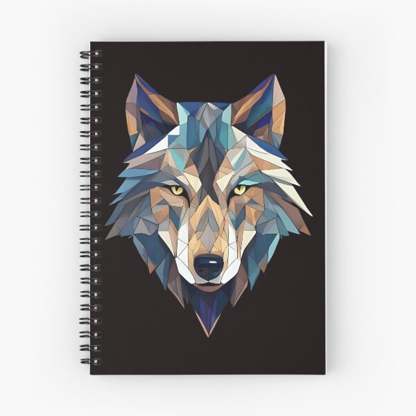 Item preview, Northern Spirit – Geometric Wolf designed and sold by Lumive.
