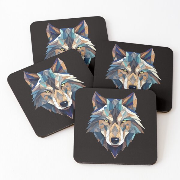 Item preview, Northern Spirit – Geometric Wolf designed and sold by Lumive.
