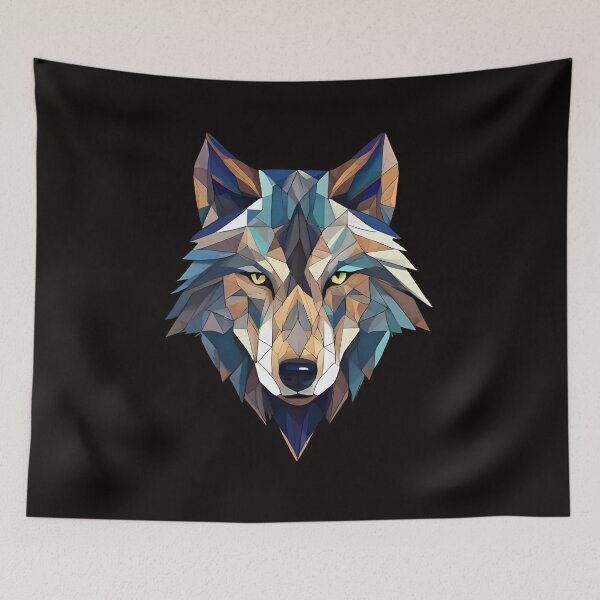 Item preview, Northern Spirit – Geometric Wolf designed and sold by Lumive.