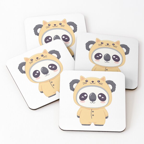 Item preview, Kawaii panda — Cuteness in yellow designed and sold by DreamDayOk.