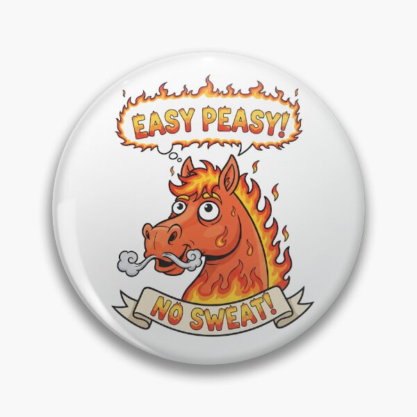 Item preview, Confident "Easy Peasy, No Sweat!" Horse designed and sold by Drevorezkin.