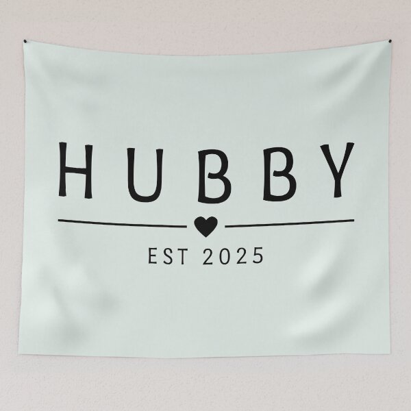 Item preview, Hubby Est 2025 designed and sold by Jeallan Designs.
