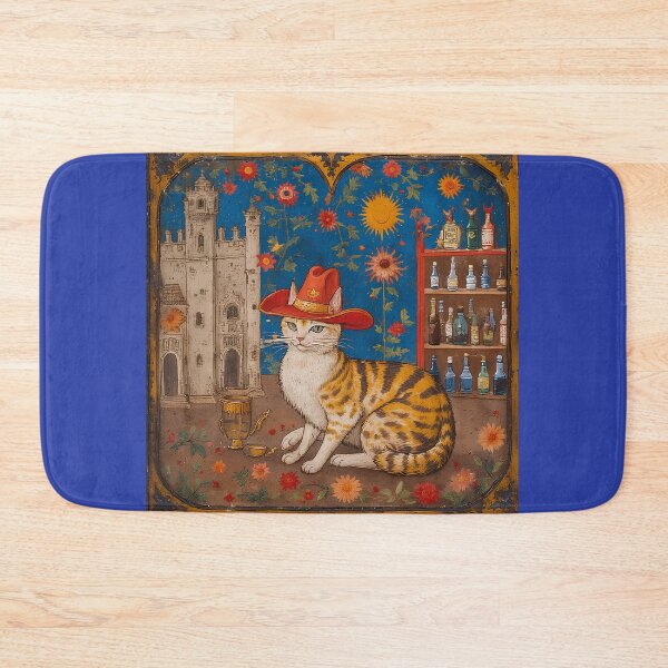 Item preview, A cat in a hat with a cigarette. designed and sold by Natalia-Vlad.