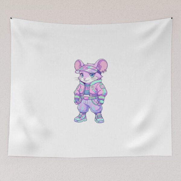 Item preview, Zippy Revolution Neon Cyberpunk Mouse designed and sold by Zippy Creation.