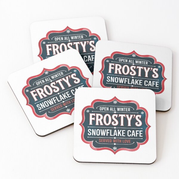 Item preview, Open all winter, Frosty's Snowflake Cafe, served with love designed and sold by JonysCreativeDesigns.