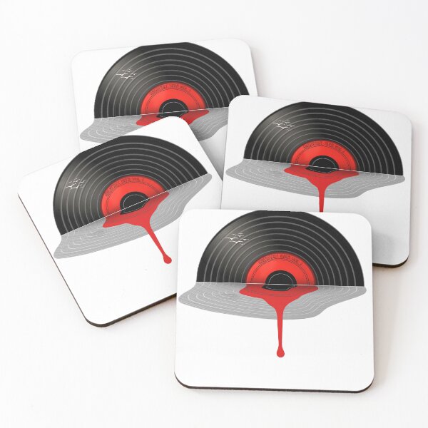 Item preview, Melting Vinyl Record Sunset designed and sold by CasmariaOnlineShop -.