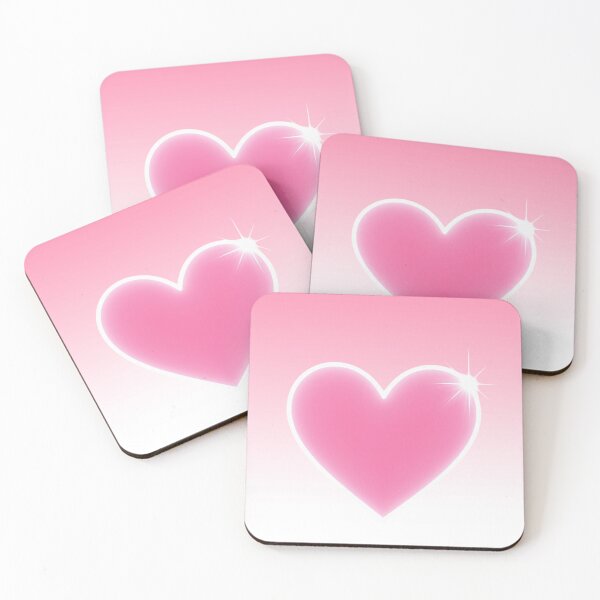 Item preview, Heart with pink background illustration designed and sold by Mahe-Art.