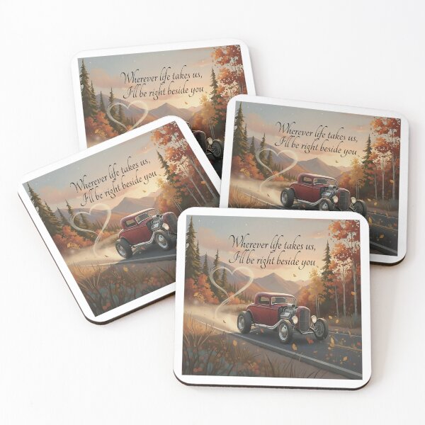 Item preview, Hot Rod landscape "Wherever life takes us"  designed and sold by Friends Custom Creations.