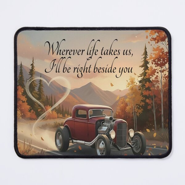 Item preview, Hot Rod landscape "Wherever life takes us" designed and sold by Friends Custom Creations.