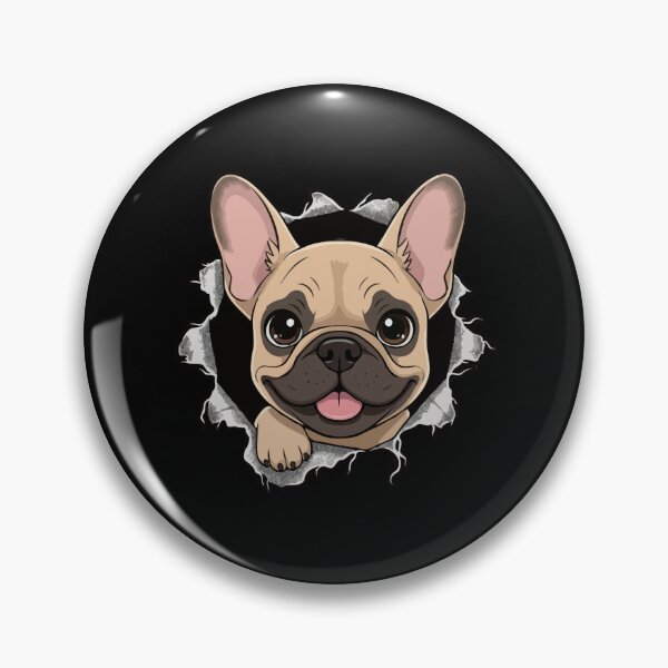 Artikelvorschau, Entzückender französischer Bulldoggenwelpe – Hundeliebhaber entworfen und verkauft von The Real Life Symphony.