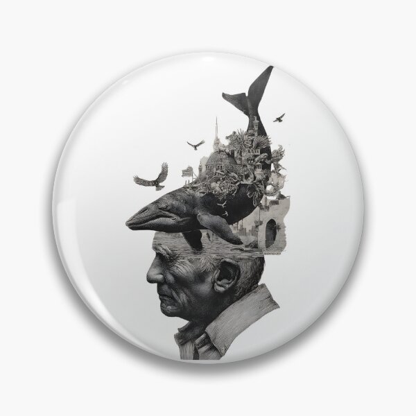 Item preview, Surreal Mindscape: Whale, City & Thought Collage designed and sold by Psycho-Crazy.