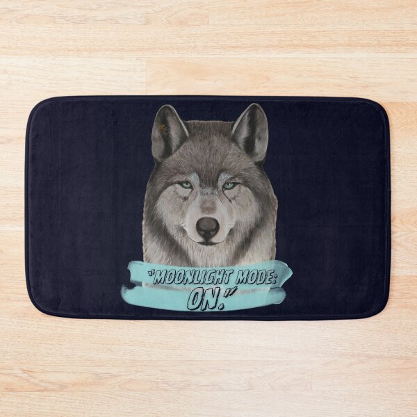 Item preview, Realistic Wolf Portrait - blue edition designed and sold by artlasak.